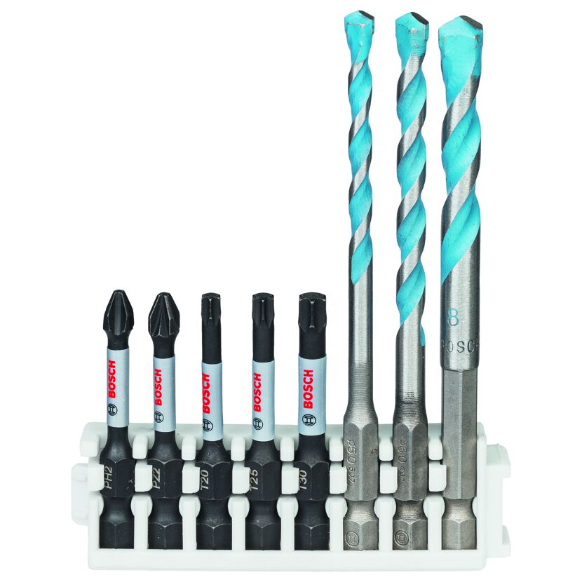 Bosch Mehrzweckbohrer-Set mit Bits