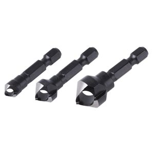 Querlochsenker-Set 3-teilig Ø 8, 12, 16 mm