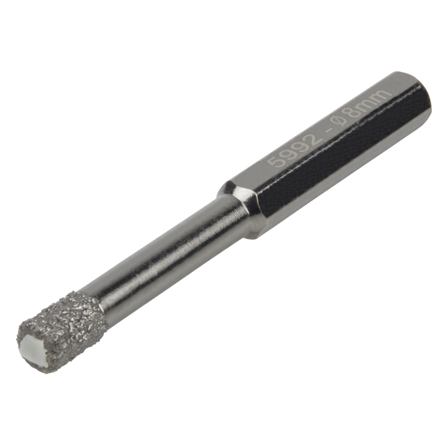 Bild von Diamant-Trockenbohrer, 6-kt Ø8mm