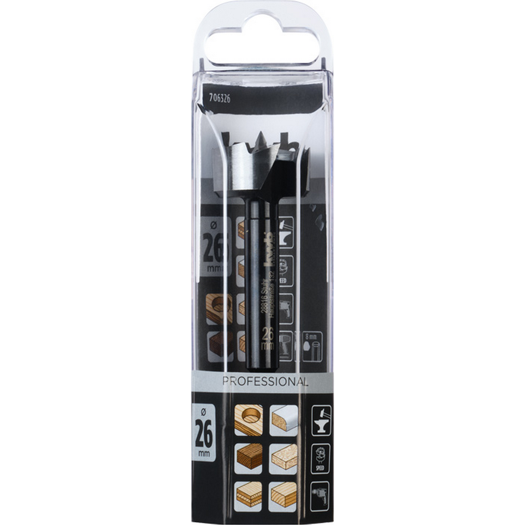 Forstnerbohrer 'SPEED' Ø 26 mm