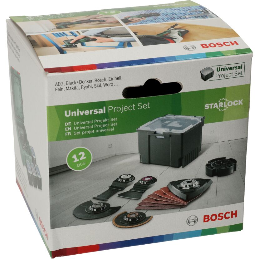 Bosch Universal Project Set mit 12-teiligem Zubehör