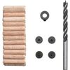 Holzbohrer- und Dübel-Set Ø 6 mm, 31-teilig