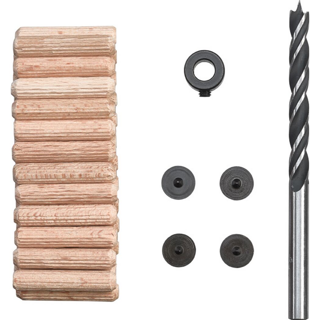 Holzbohrer- und Dübel-Set Ø 6 mm, 31-teilig