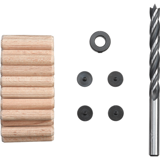 Bild von Holzbohrer- und Dübel-Set Ø 8 mm, 31-teilig