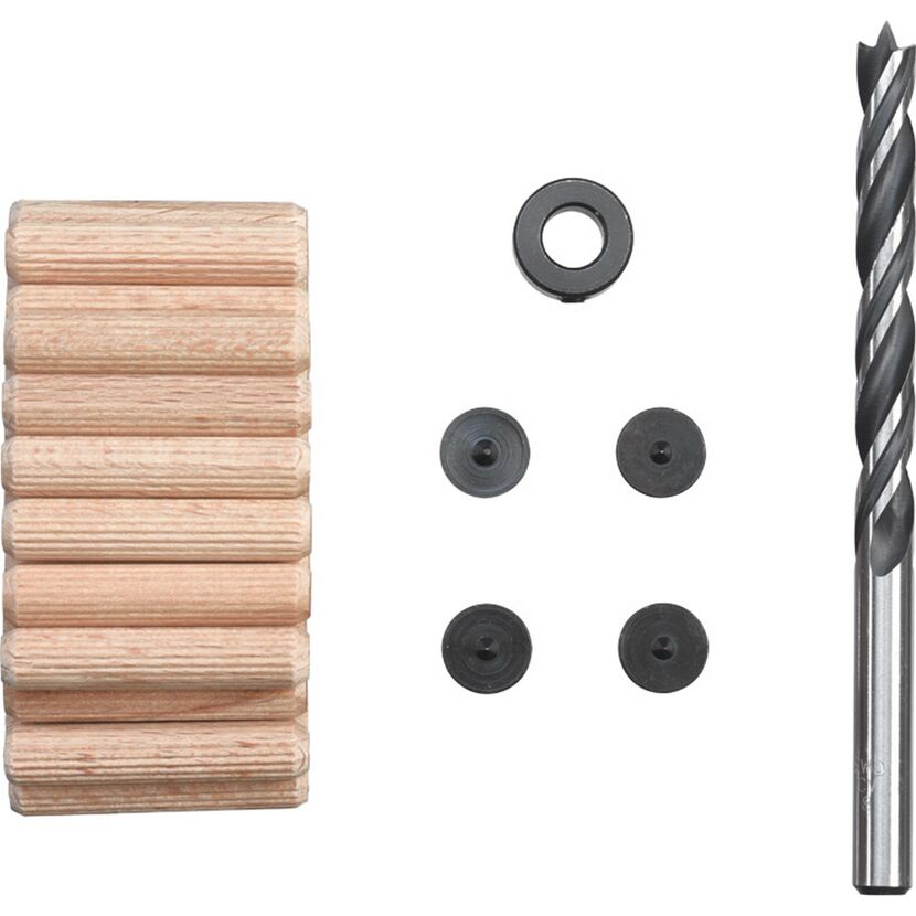 Holzbohrer- und Dübel-Set Ø 8 mm, 31-teilig