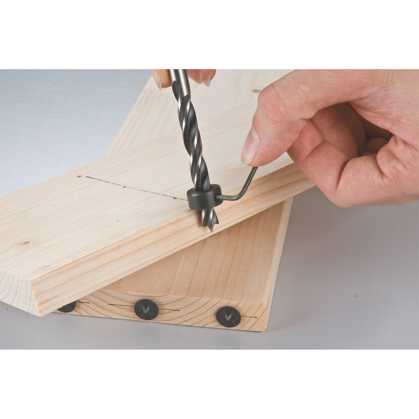 Holzbohrer- und Dübel-Set Ø 8 mm, 31-teilig