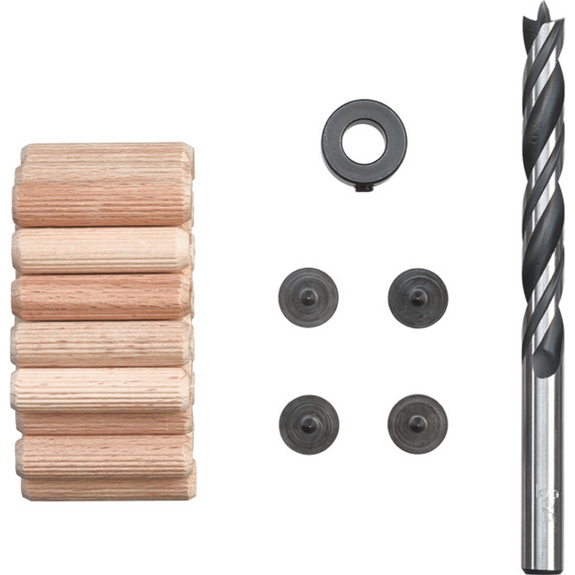 Bild von Holzbohrer- und Dübel-Set Ø 10 mm, 31-teilig