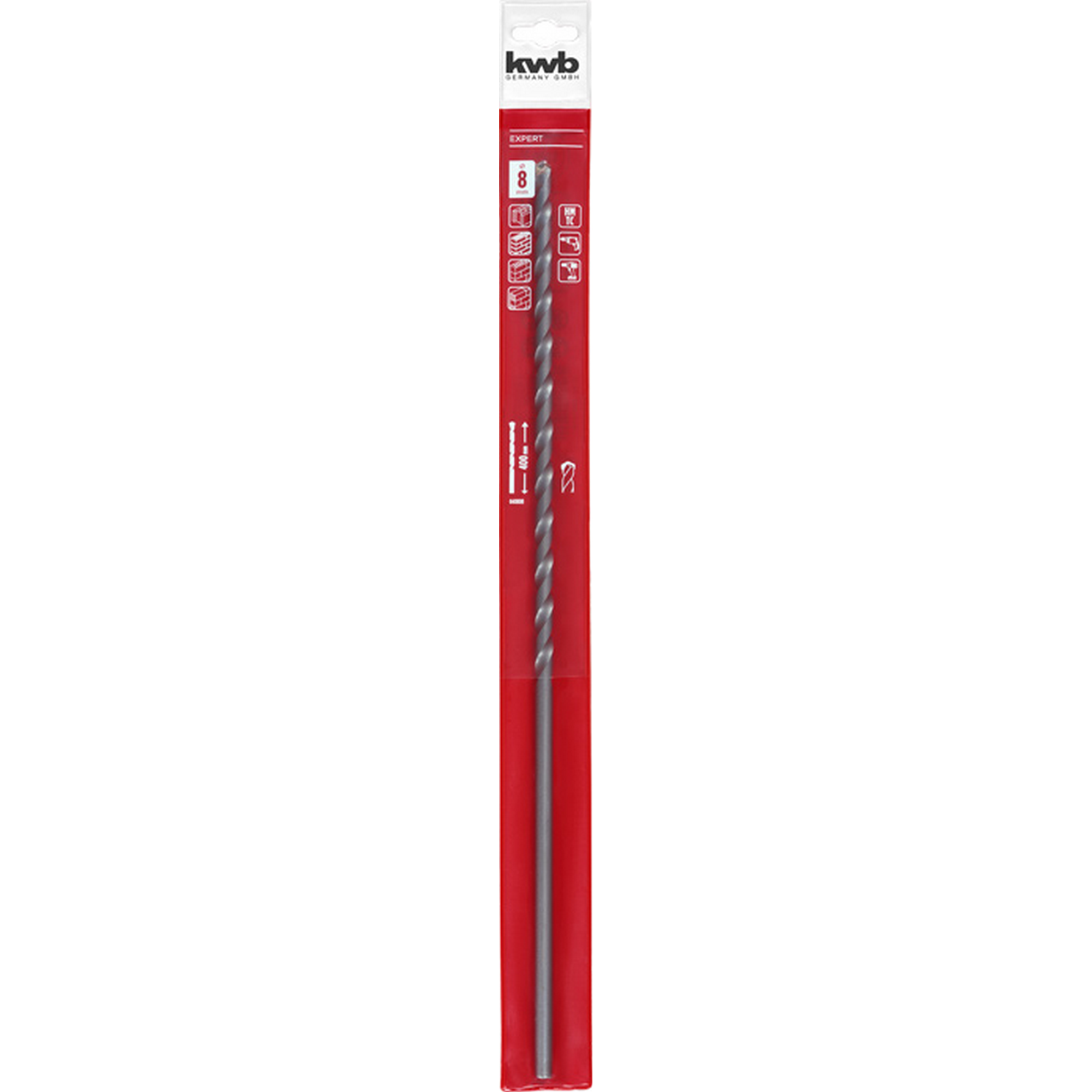 Mauerdurchbruch-Bohrer 'Profi' Ø 8 x 400 mm