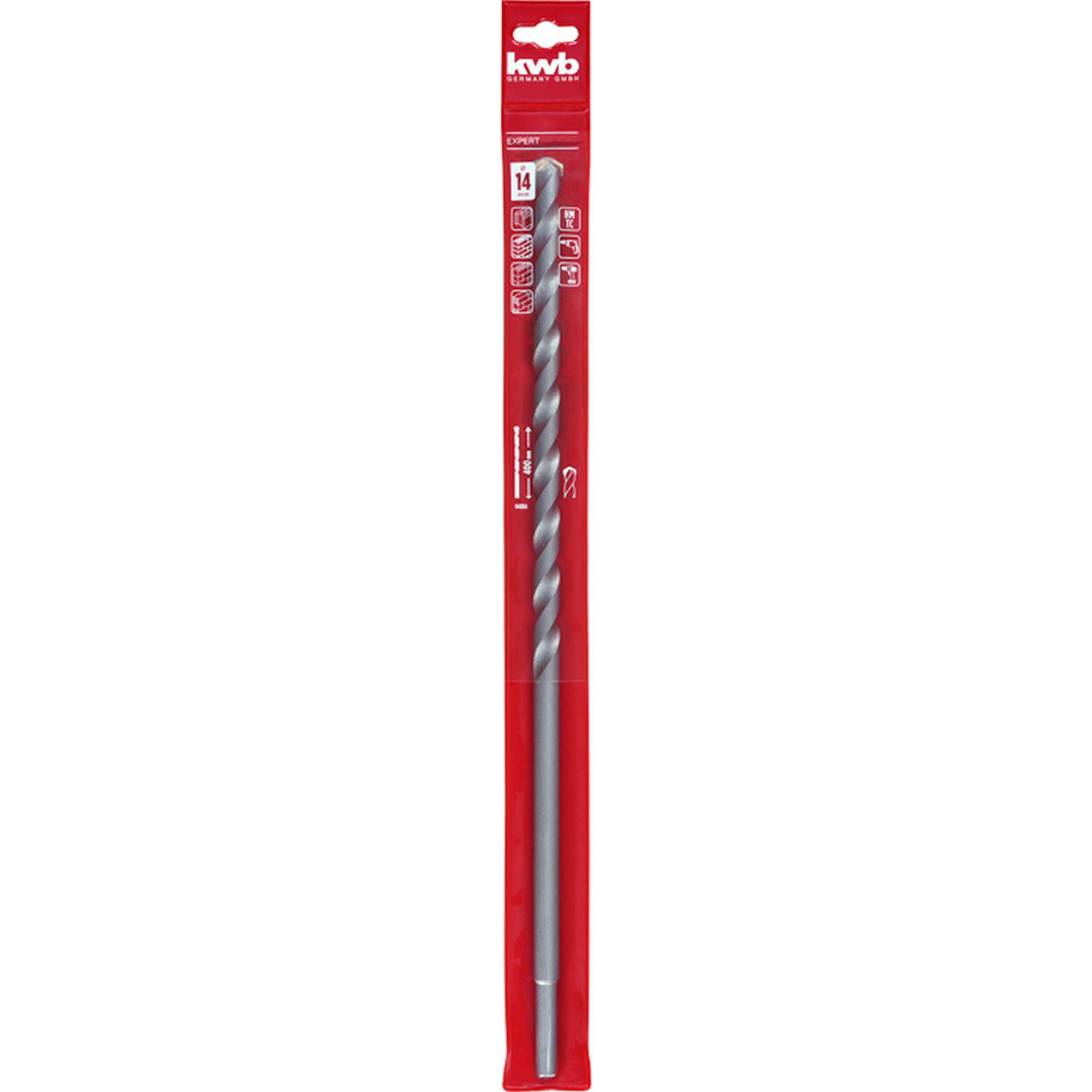 Mauerdurchbruch-Bohrer 'Profi' Ø 14 x 400 mm