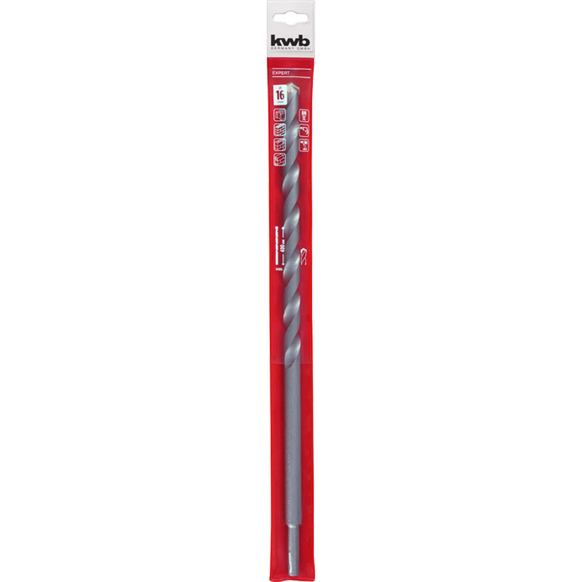 Mauerdurchbruch-Bohrer 'Profi' Ø 16 x 400 mm