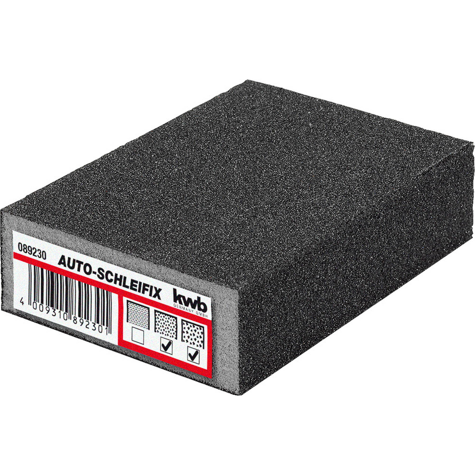 Schleifschwamm 'Auto-Schleifix' 70 x 100 x 26 mm mittel/grob