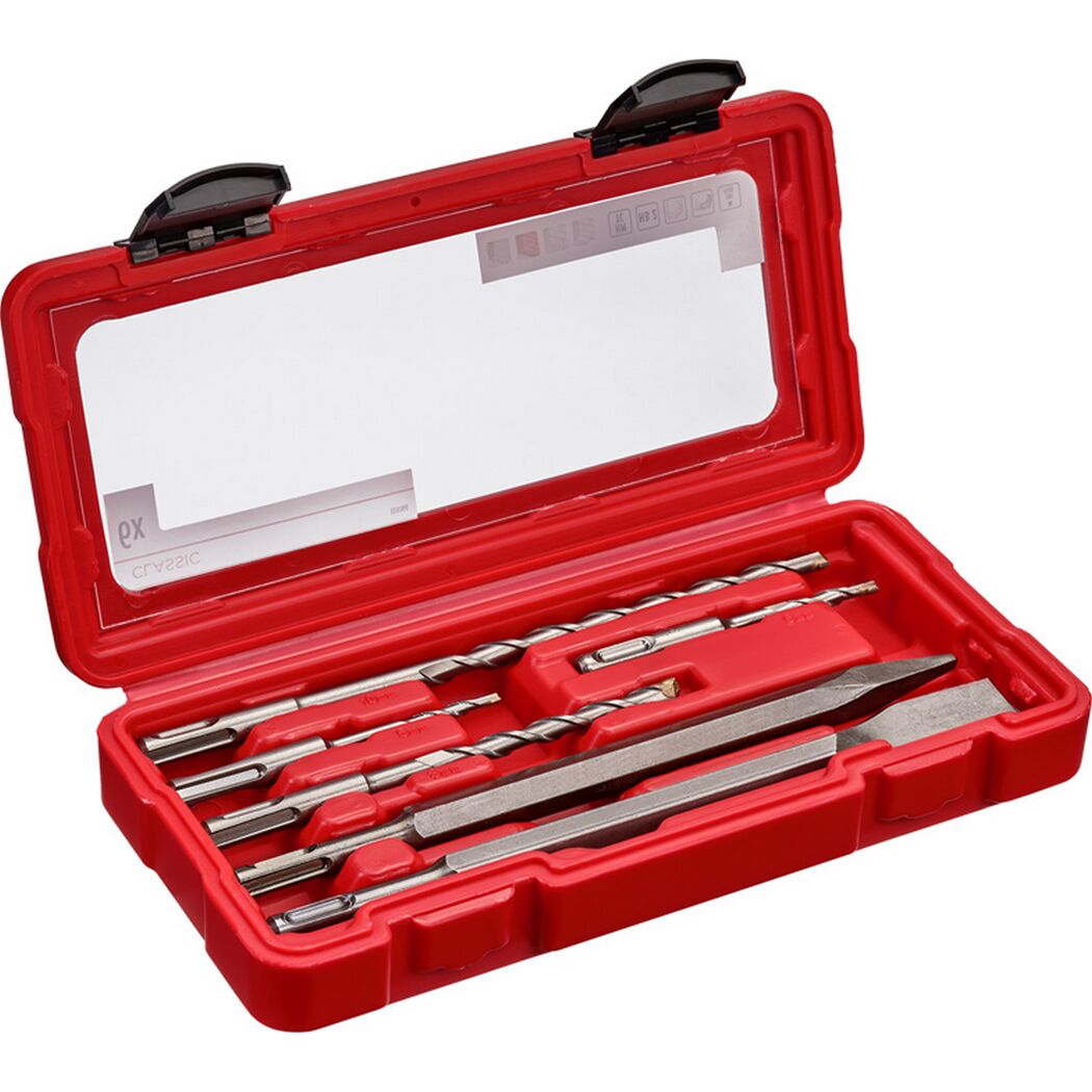 Hammerbohrersatz SDS-plus 6-teilig