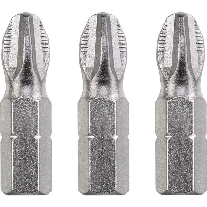 Bits 'Industrial Steel' PH2 25 mm 3 Stück