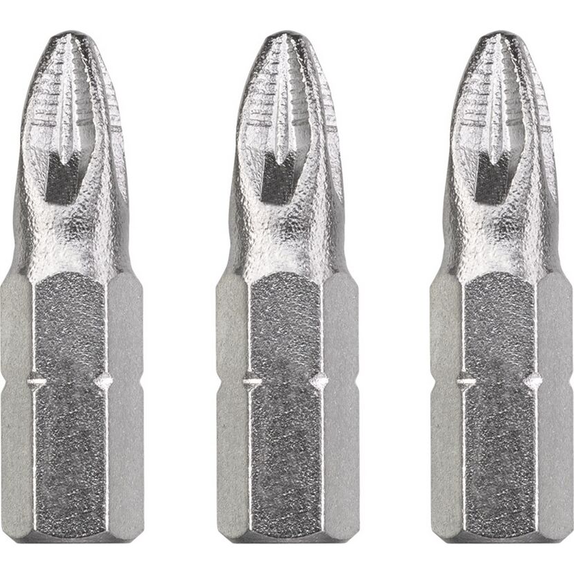 Bits 'Industrial Steel' PZ2 25 mm 3 Stück
