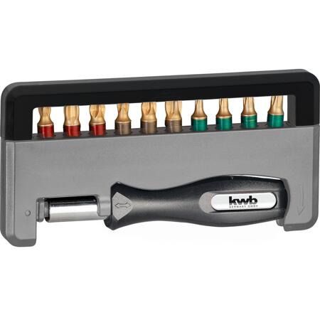 3. Bild von Bit-Set 'Titan' mit Handgriff 12-teilig PH, PZ, Torx