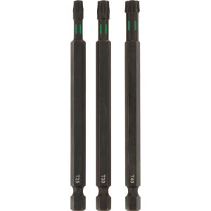 Bits 'Torsion' T25, T30, T40 100 mm 3 Stück