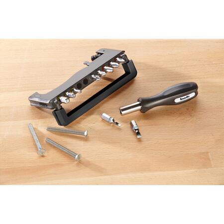 4. Bild von Bit-Set 'Industrial Steel' mit Handgriff 12-teilig PH, PZ, Schlitz, Hex