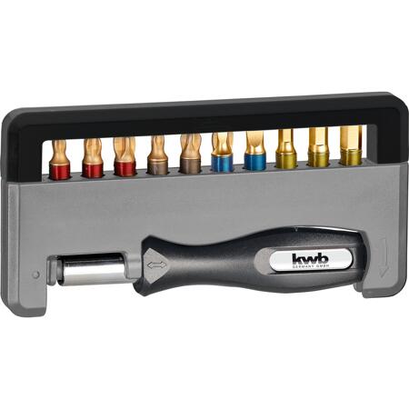 3. Bild von Bit-Set 'Titan' mit Handgriff 12-teilig PH, PZ, Schlitz, Hex