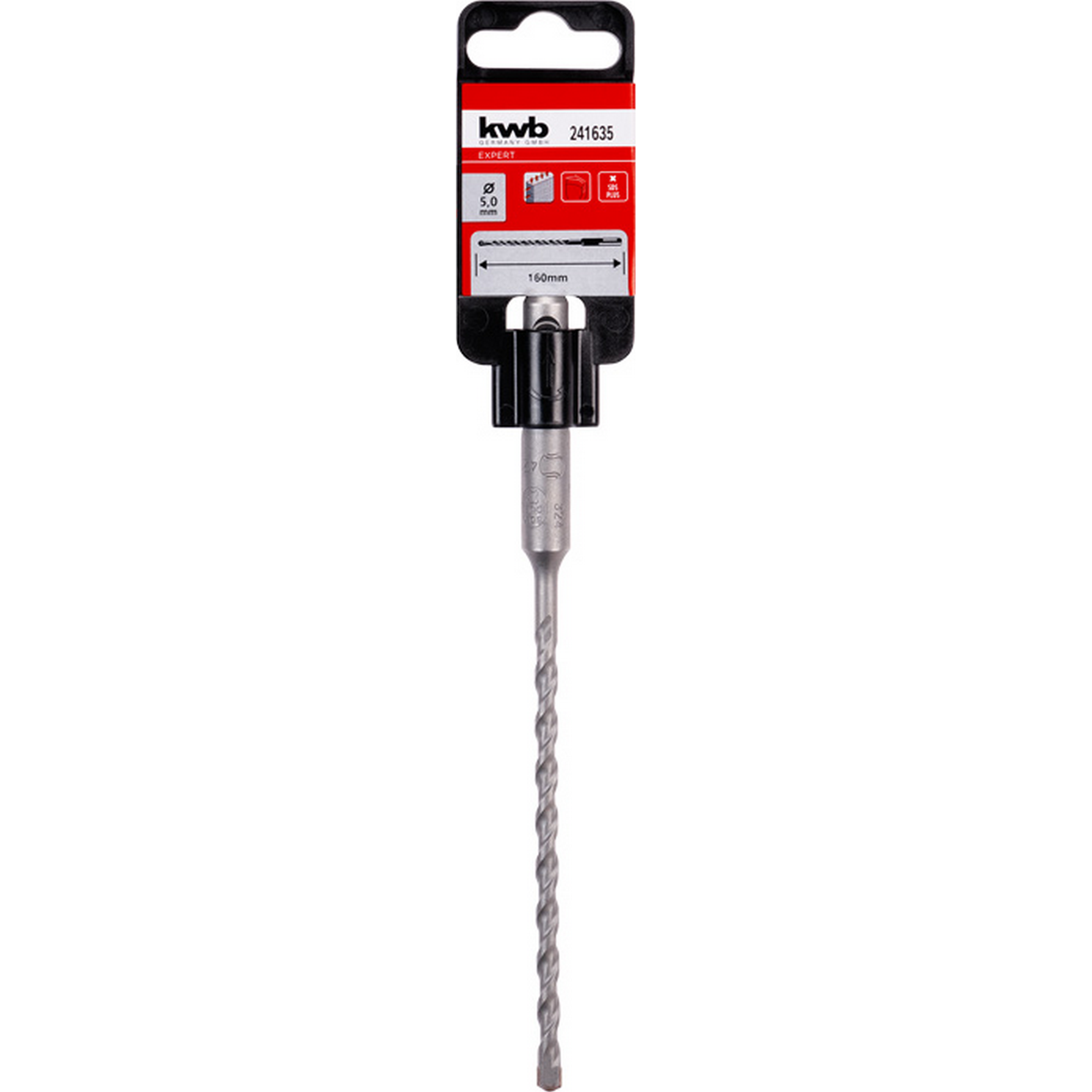 Hammerbohrer 'HB 44' SDS plus Ø 5 x 160 mm