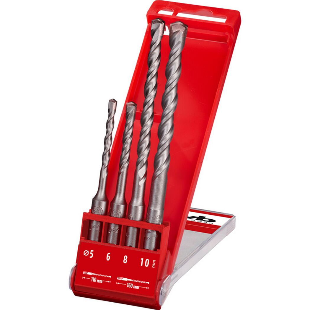 Hammerbohrersatz 'HB 44' SDS-Plus 4-teilig