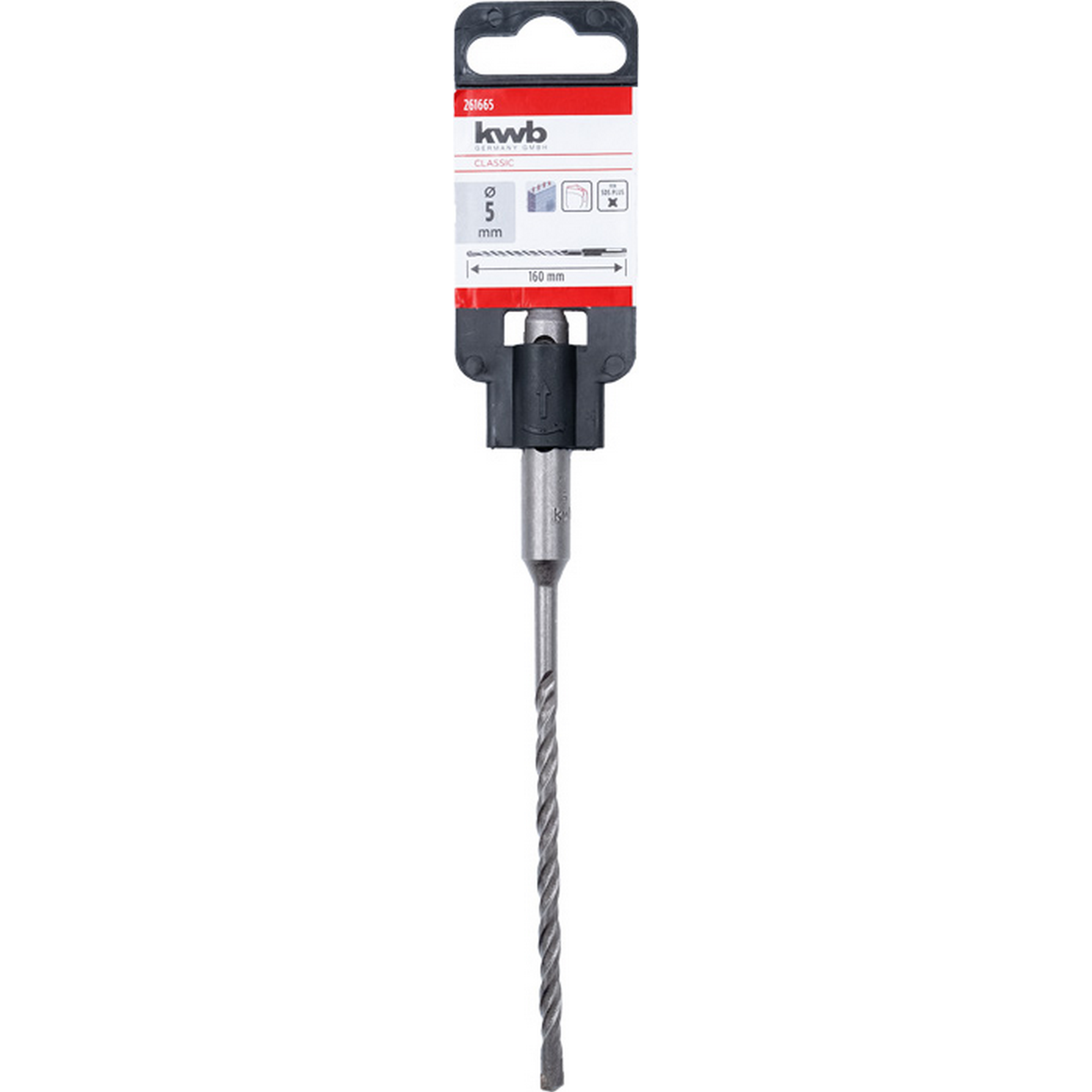 Hammerbohrer 'HB 22' SDS plus Ø 5 x 160 mm