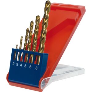 Metallbohrersatz 'Titan' HSS 6-teilig