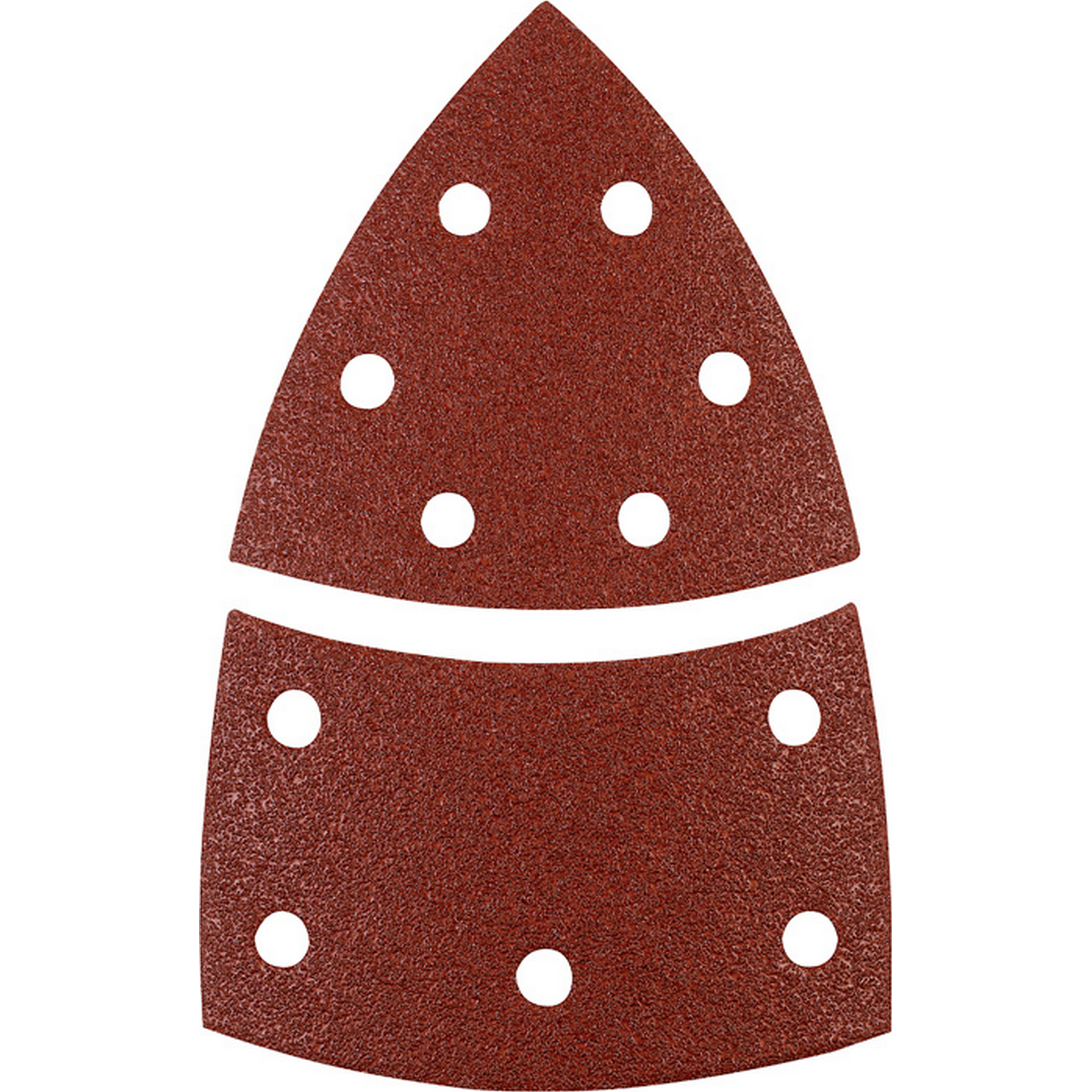 Schleifdreieck 'Quick-Stick' 62 x 100 mm K80 5 Stück