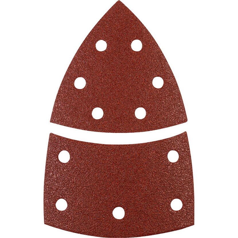 Schleifdreieck 'Quick-Stick' 62 x 100 mm K80 5 Stück