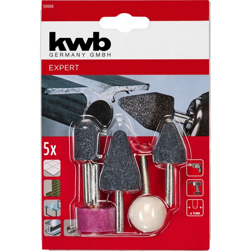 Keramik-Schleifstifte-Set 5-teilig
