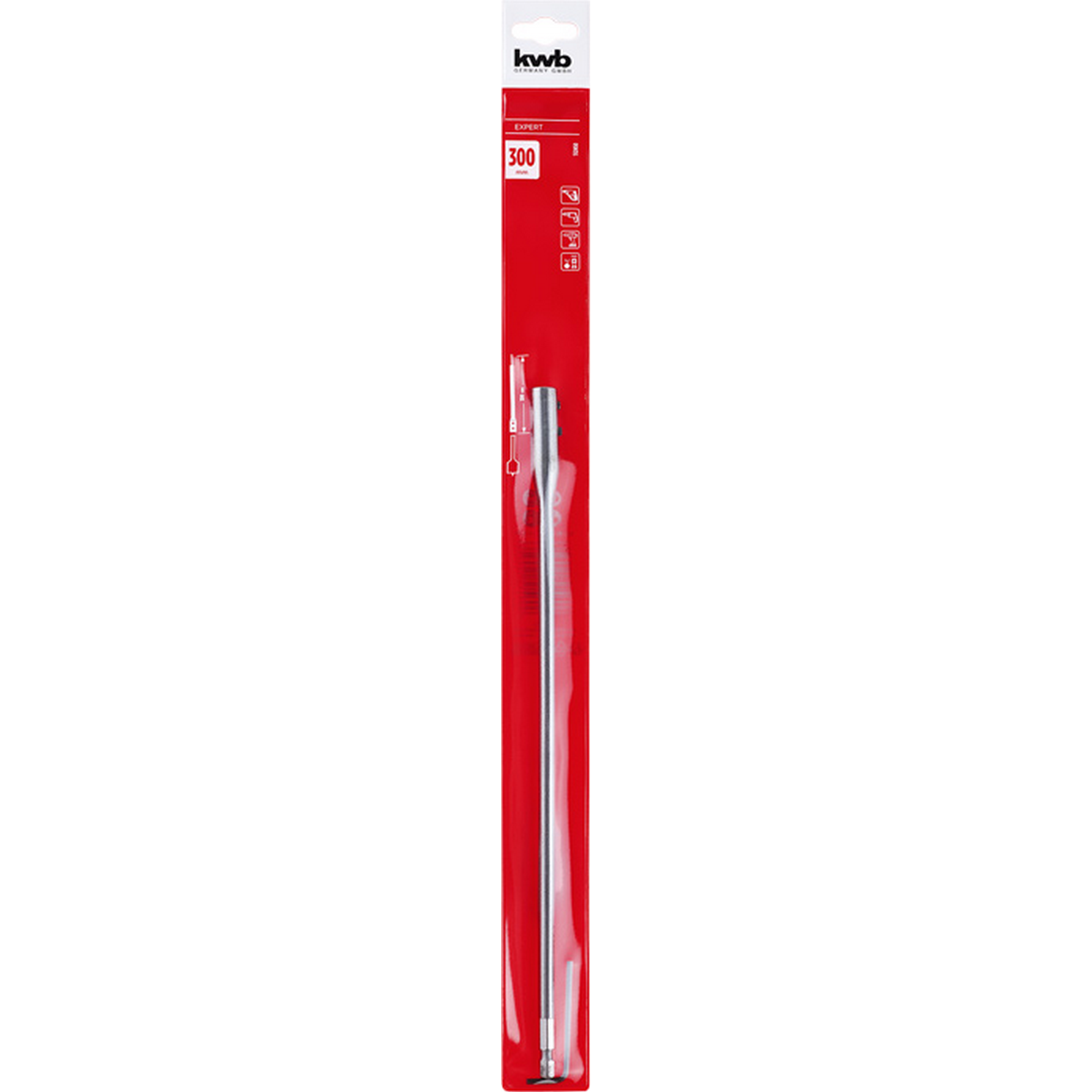 Verlängerung für Flachfräsbohrer 300 mm