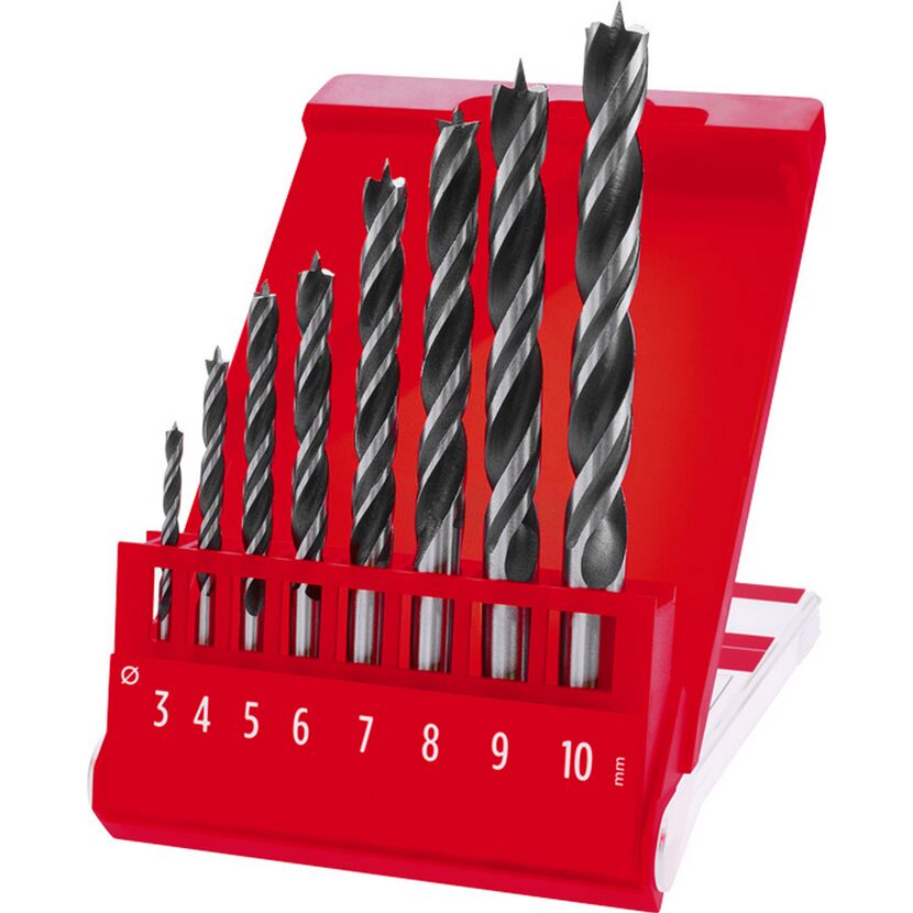 Holzbohrersatz CV-Stahl 8-teilig