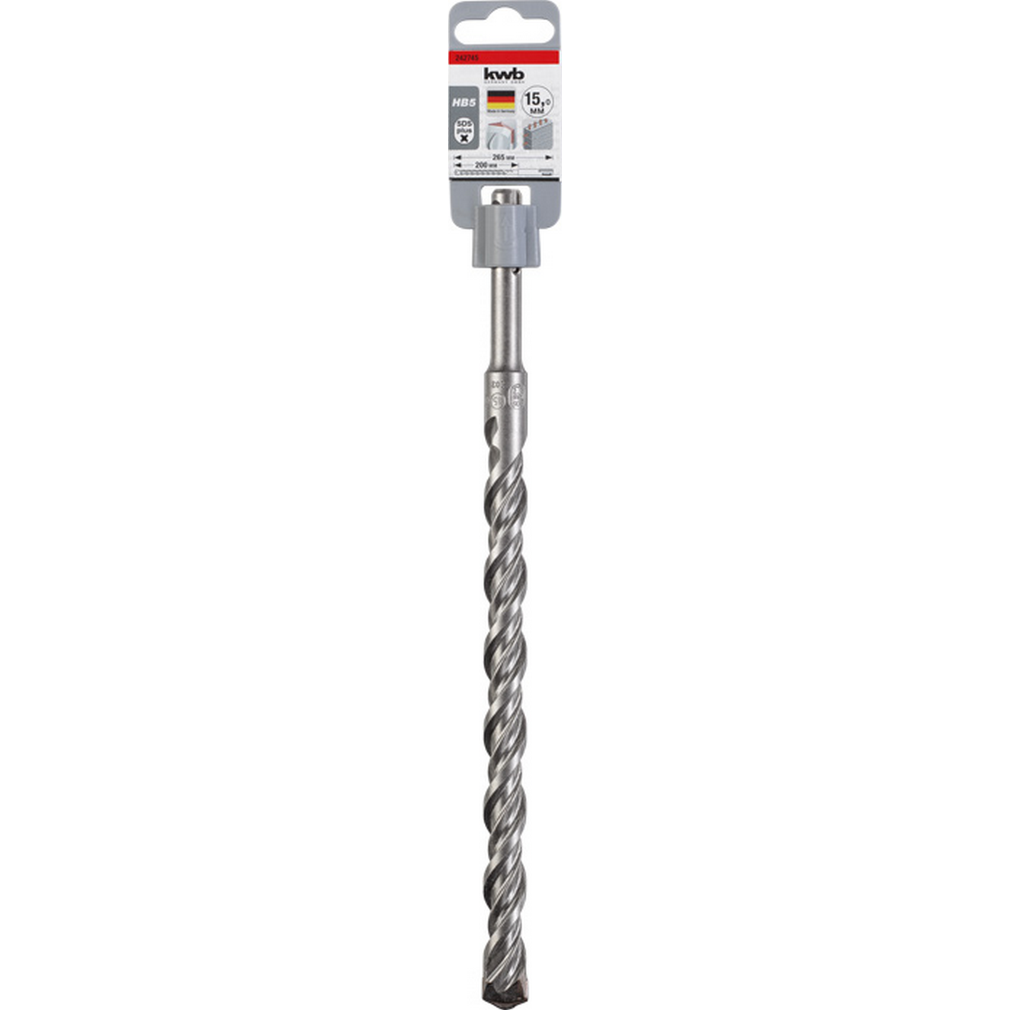 Hammerbohrer 'HB 5' SDS plus Ø 15 x 265 mm