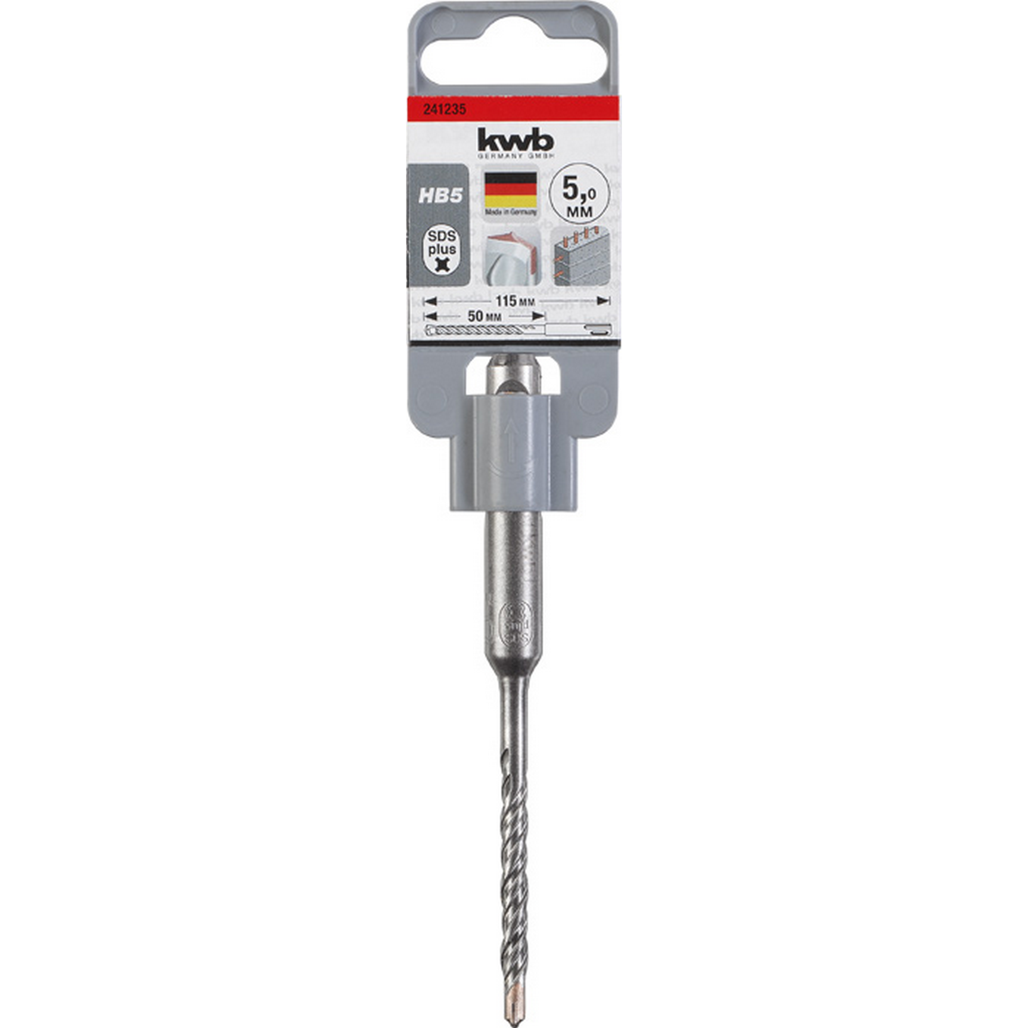 Hammerbohrer 'HB 5' SDS plus Ø 5 x 115 mm