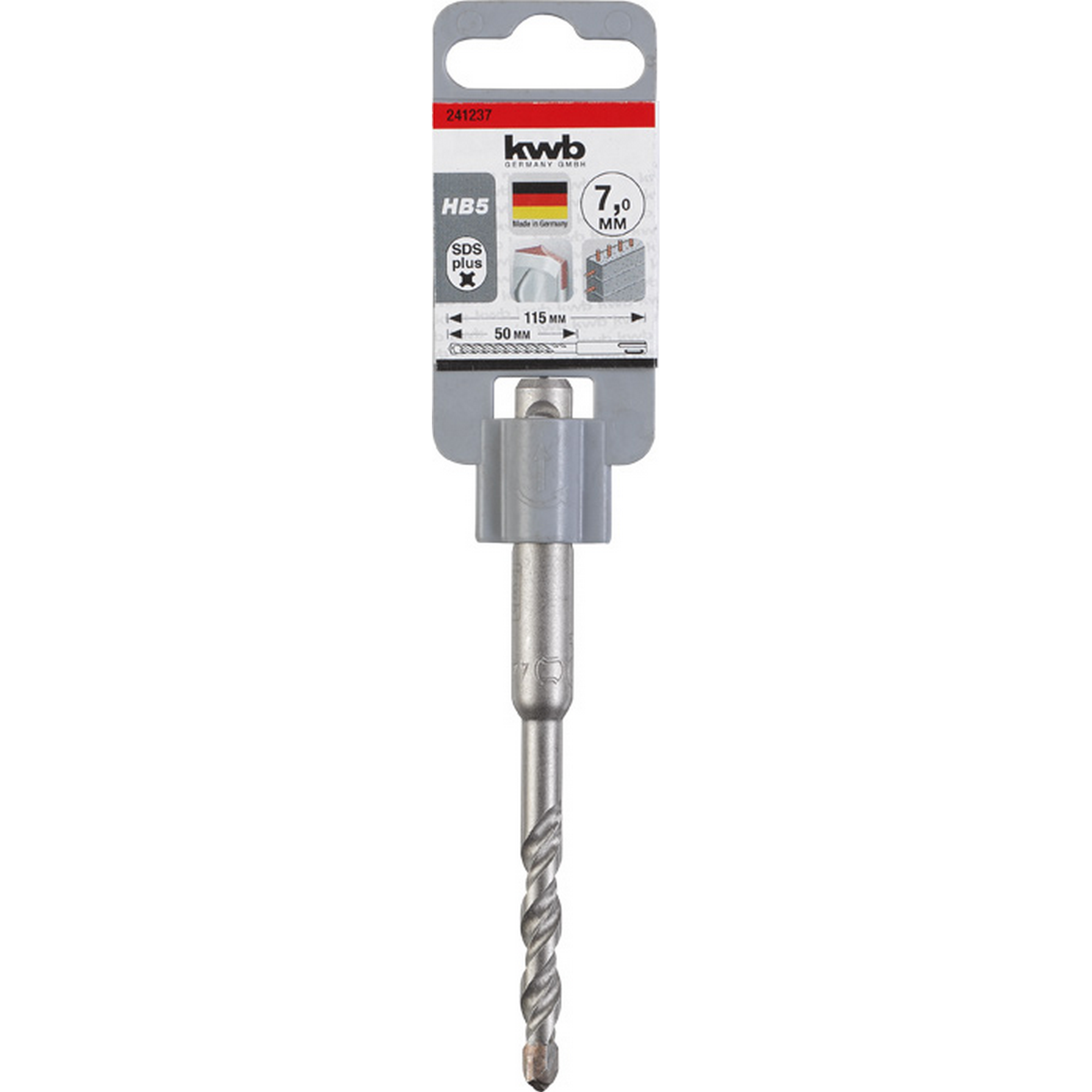 Hammerbohrer 'HB 5' SDS plus Ø 7 x 115 mm