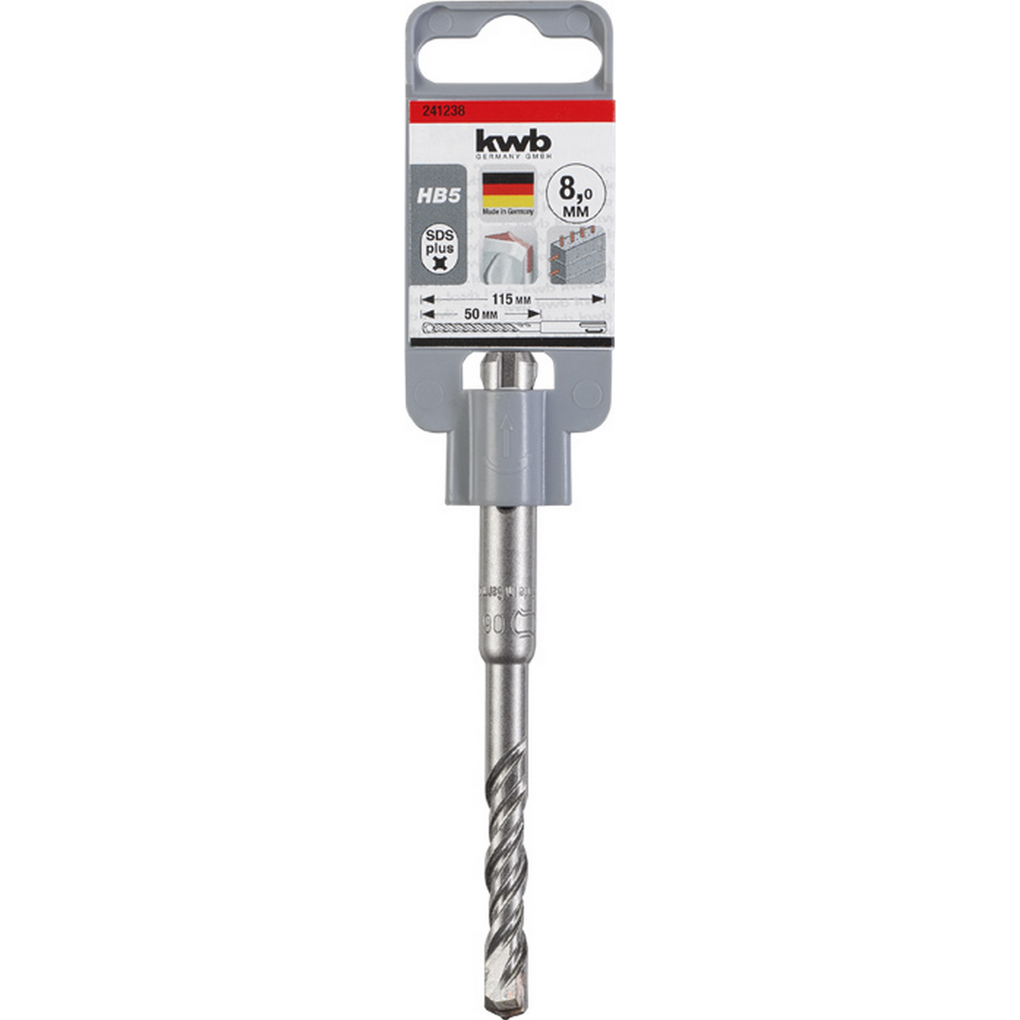 Hammerbohrer 'HB 5' SDS plus Ø 8 x 115 mm
