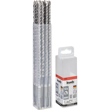 2. Bild von Hammerbohrer-Set 'HB 5' SDS plus Ø 8 x 265 mm 10 Stück