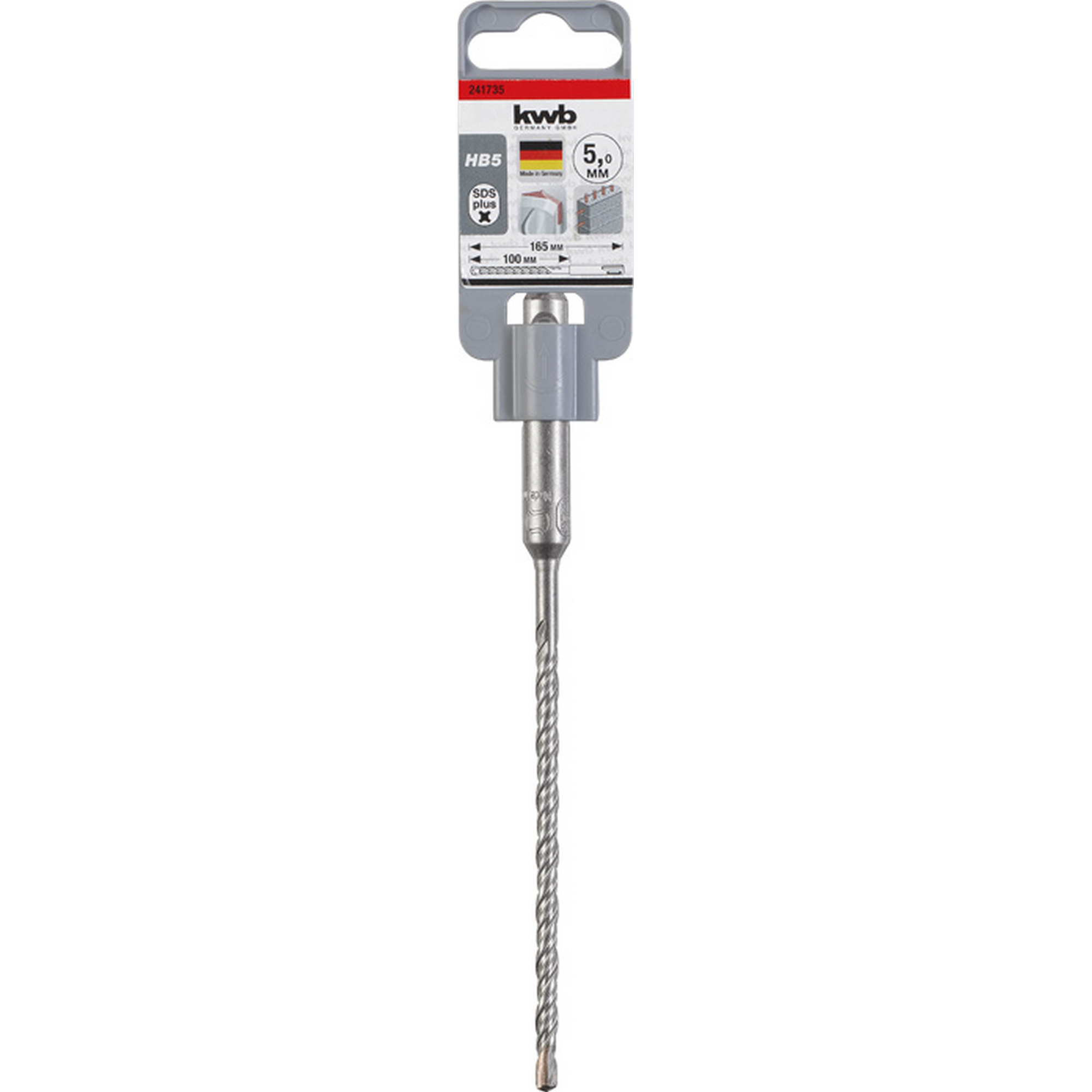 Hammerbohrer 'HB 5' SDS plus Ø 5 x 210 mm