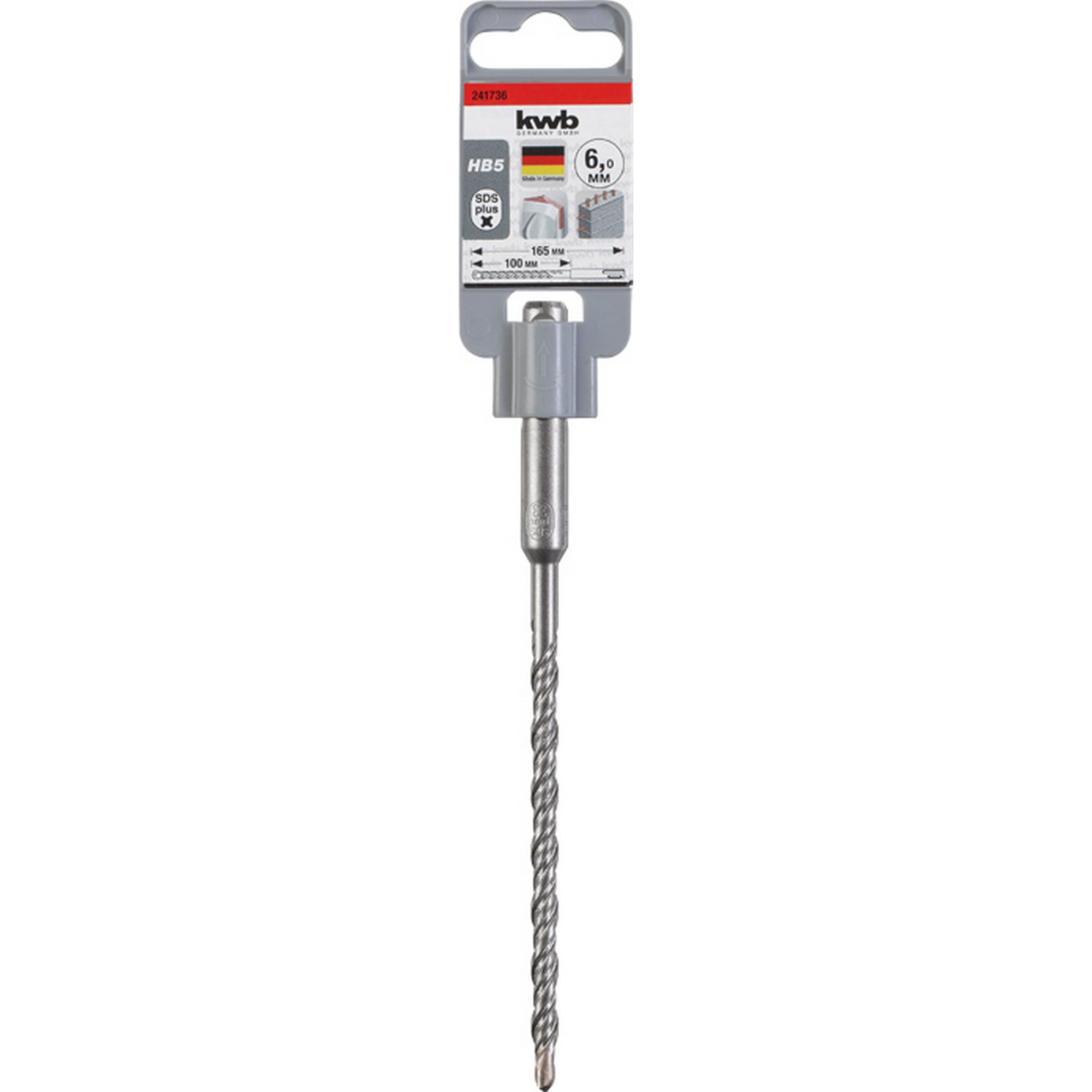 Hammerbohrer 'HB 5' SDS plus Ø 6 x 165 mm