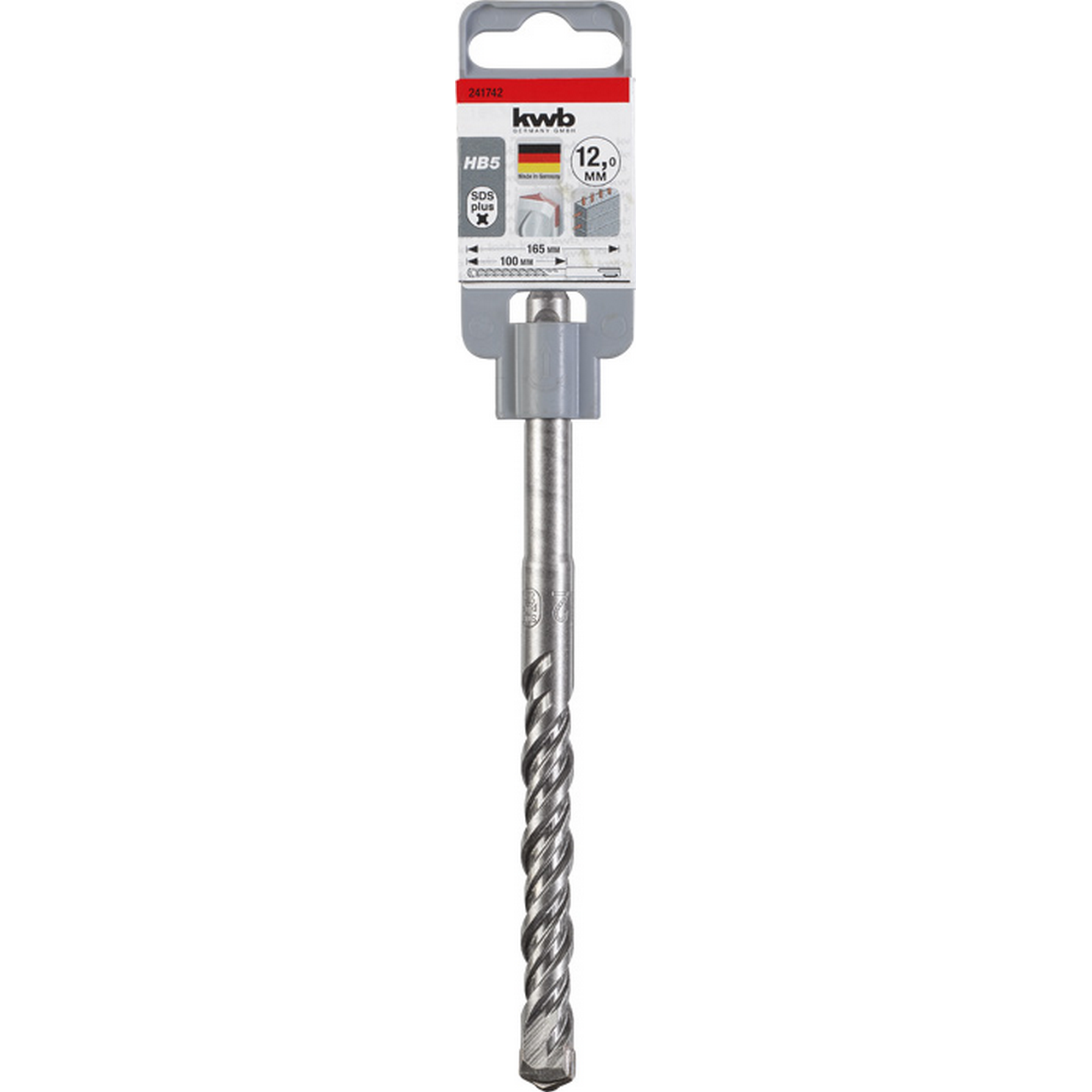 Hammerbohrer 'HB 5' SDS plus Ø 12 x 165 mm