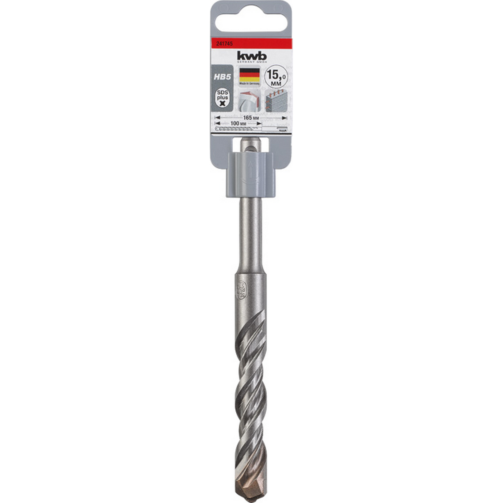 Hammerbohrer 'HB 5' SDS plus Ø 15 x 165 mm