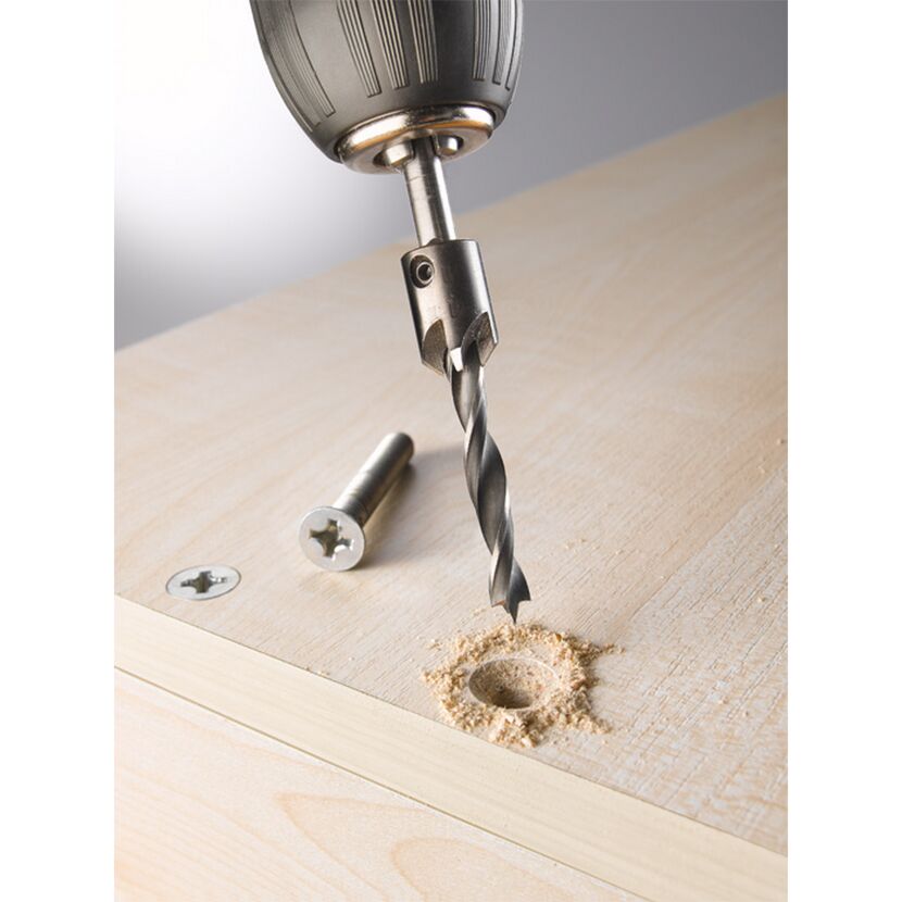 Aufstecksenker Ø 4-6 mm 3-teilig