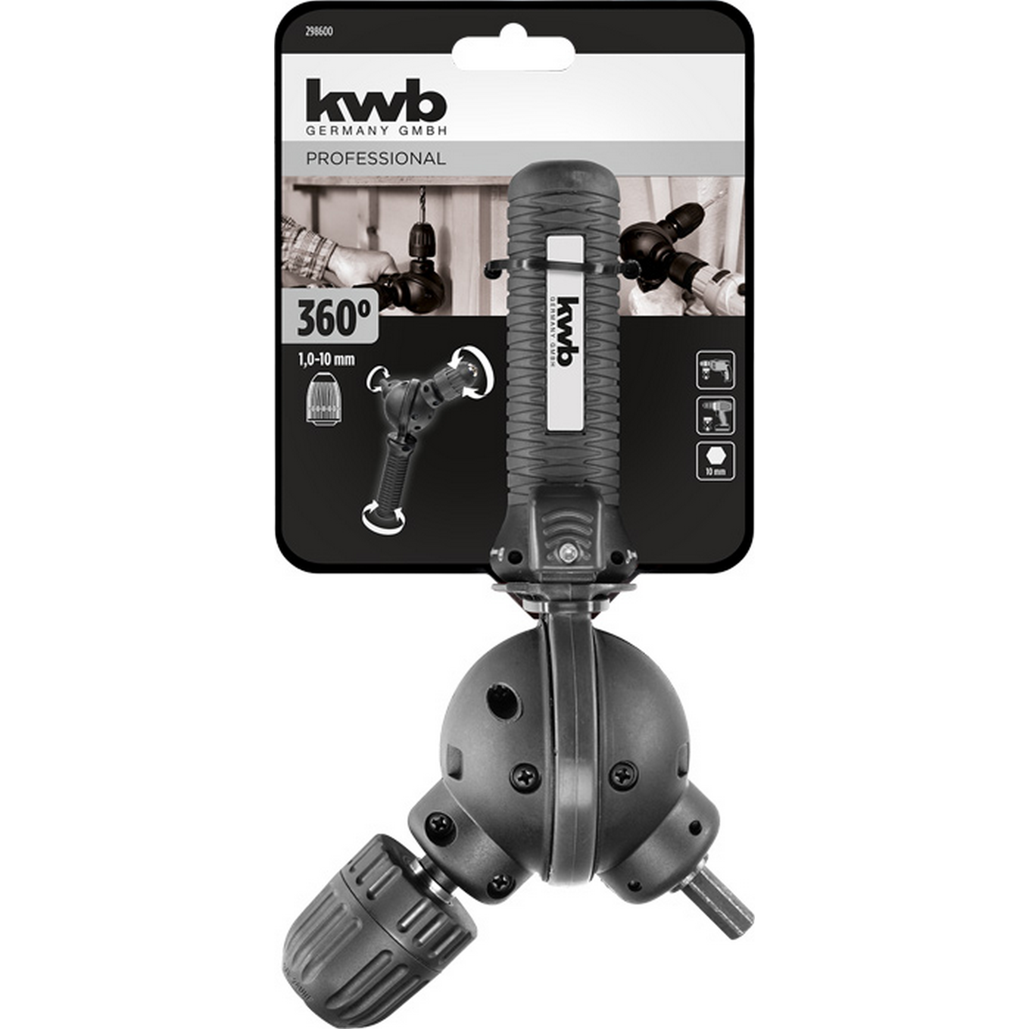 Winkelbohrkopf-Vorsatz 360°