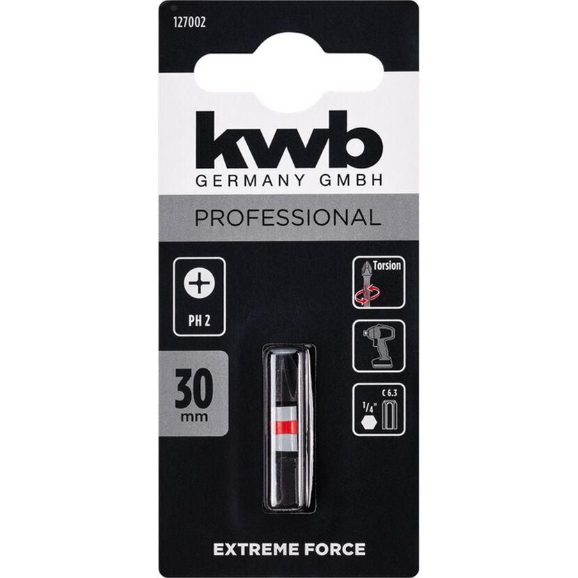 Bit 'Extreme Force' PH2 30 mm