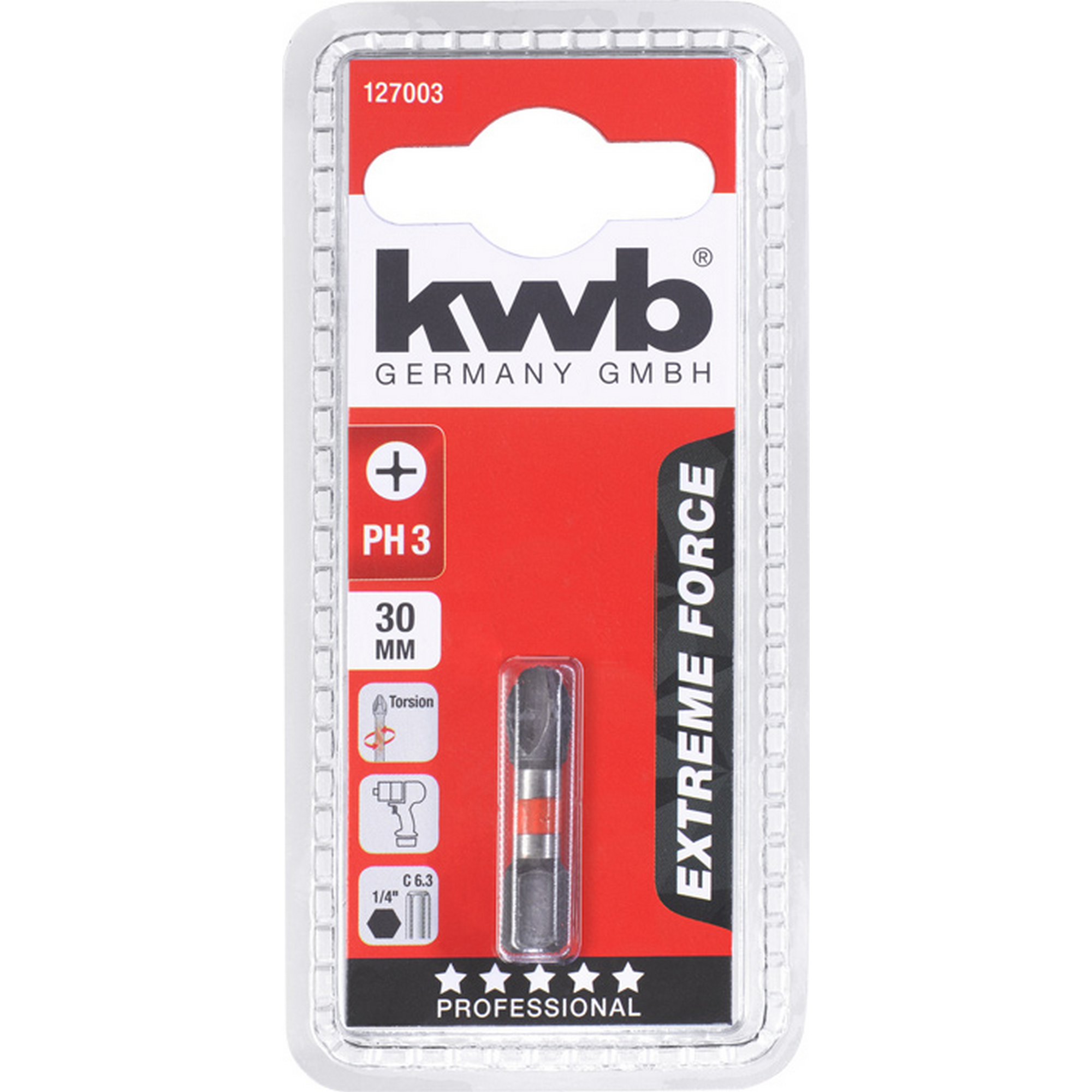 Bit 'Extreme Force' PH3 30 mm