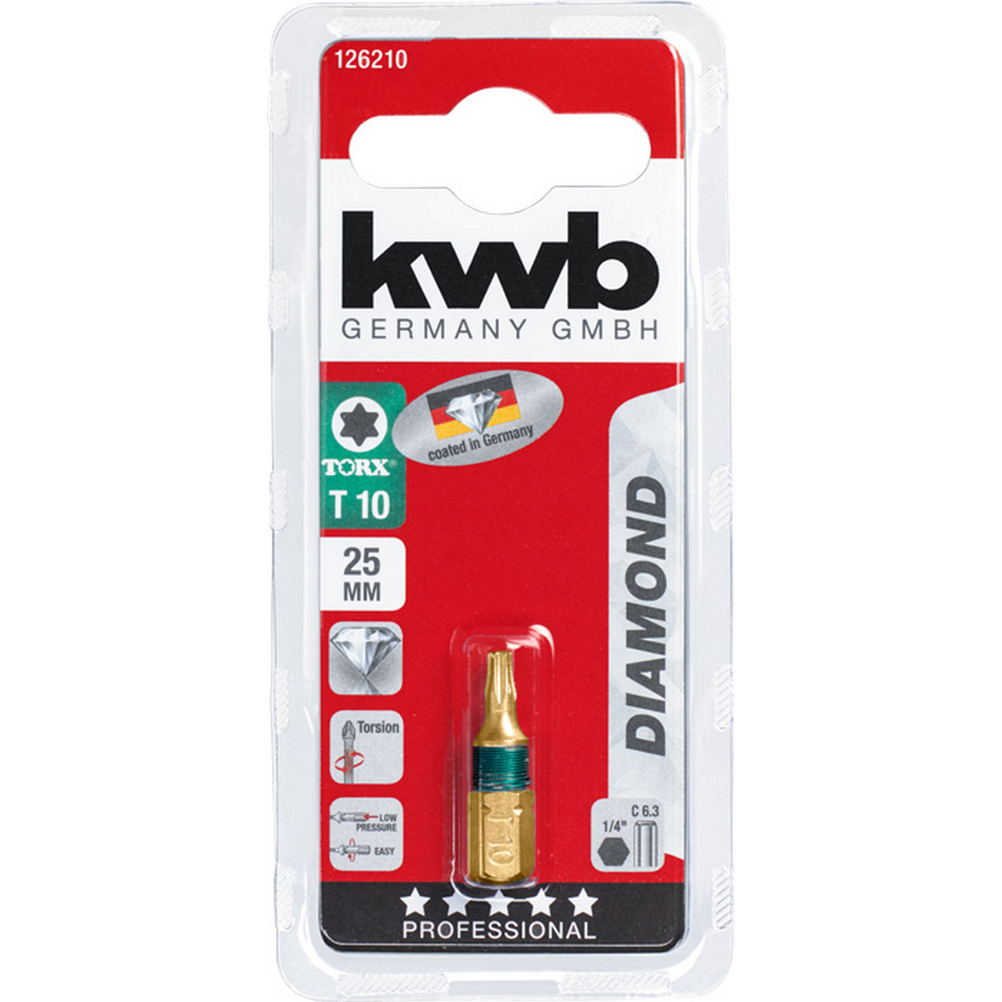 Bit 'Diamond' T10 25 mm