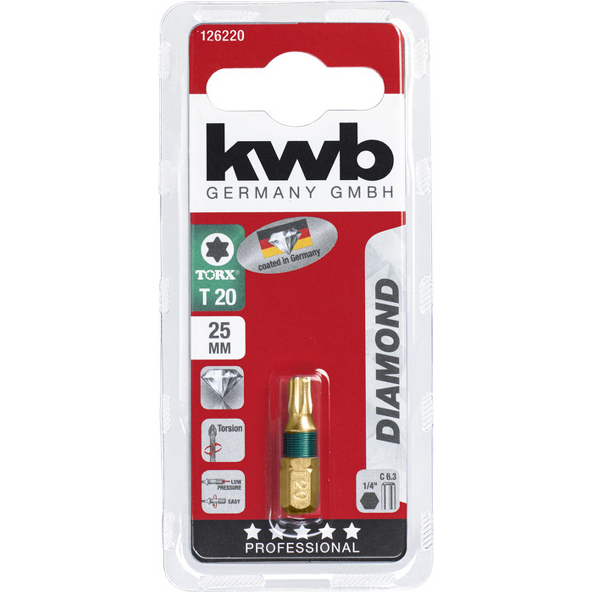 Bit 'Diamond' T20 25 mm