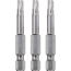 Bits 'Industrial Steel' T40 50 mm 3 Stück