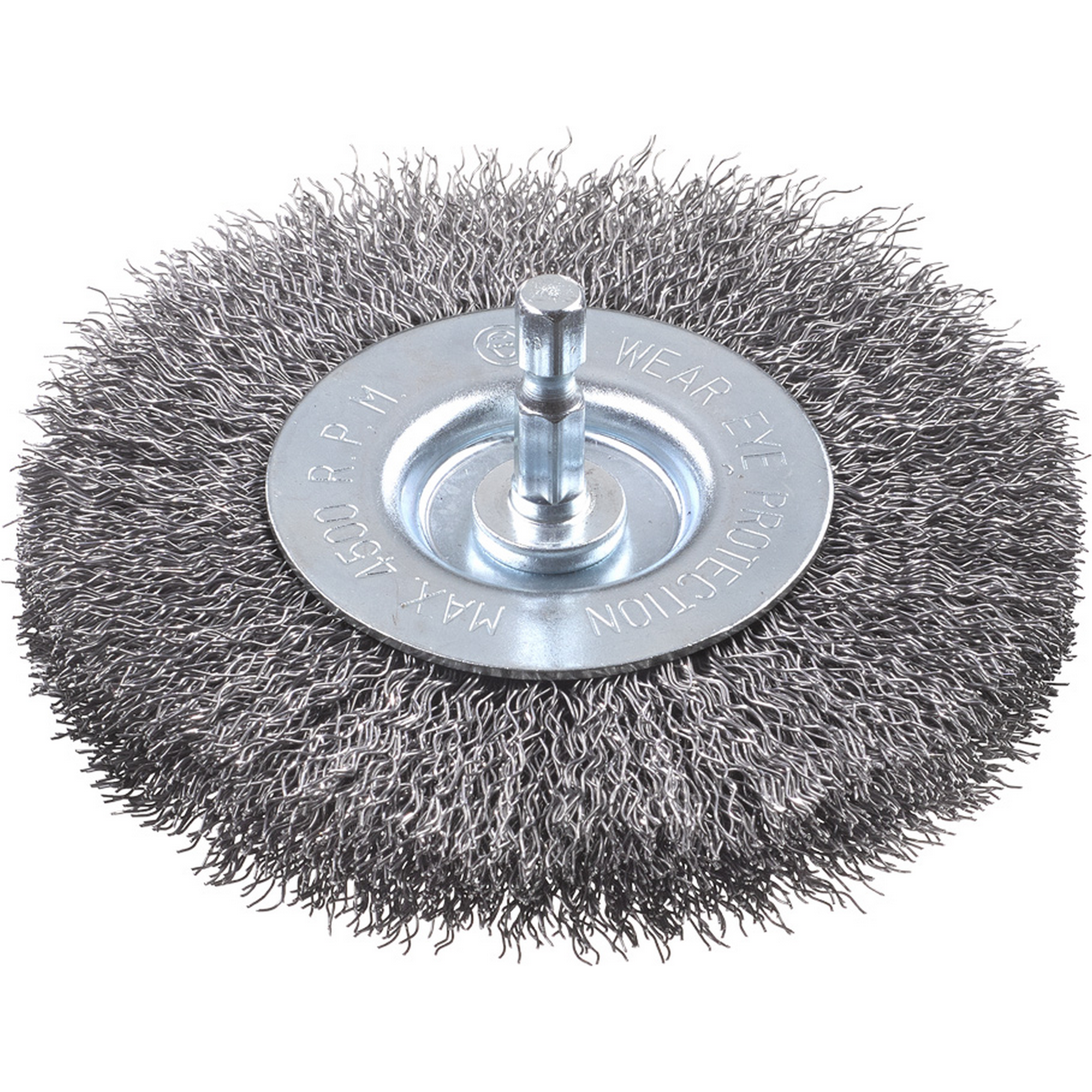 Stahldraht-Scheibenbürste gewellt Ø 100 mm