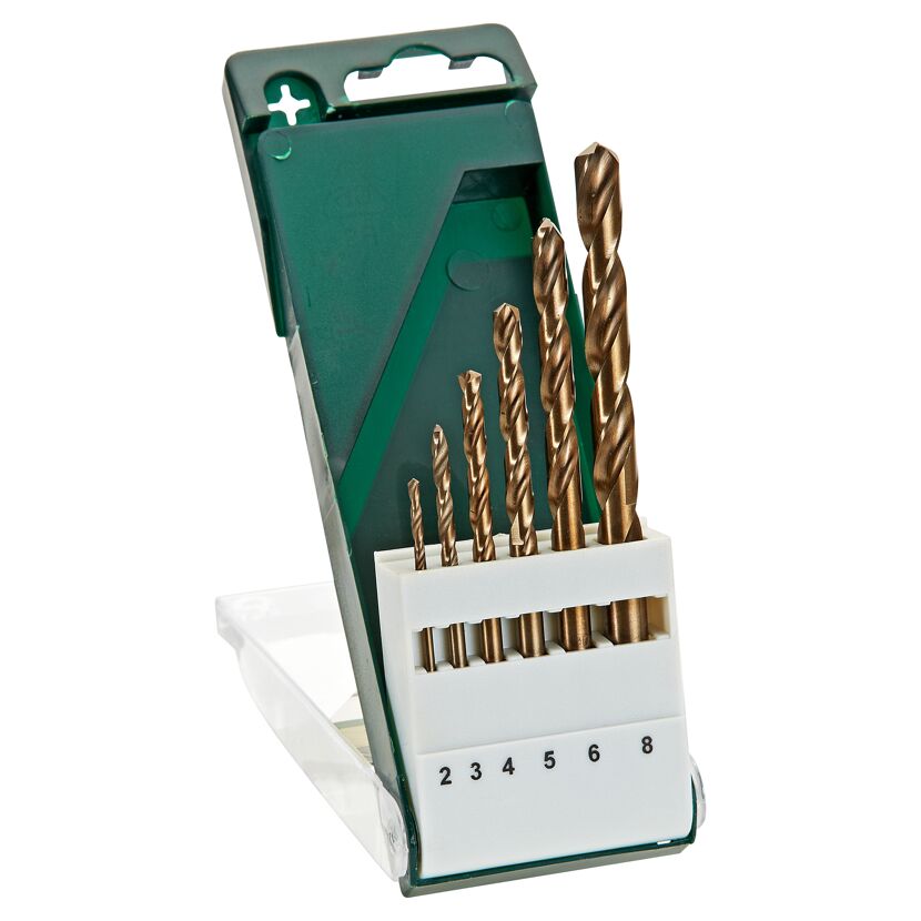 Edelstahlbohrer-Set 6-teilig