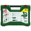 TiN-Bohrer- und Bit-Set 'V-Line' mit LED-Taschenlampe und Rollgabelschlüssel, 83-teilig